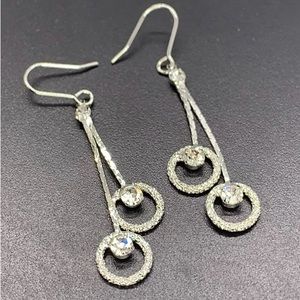 Rhinestone Fashion Drop Earrings